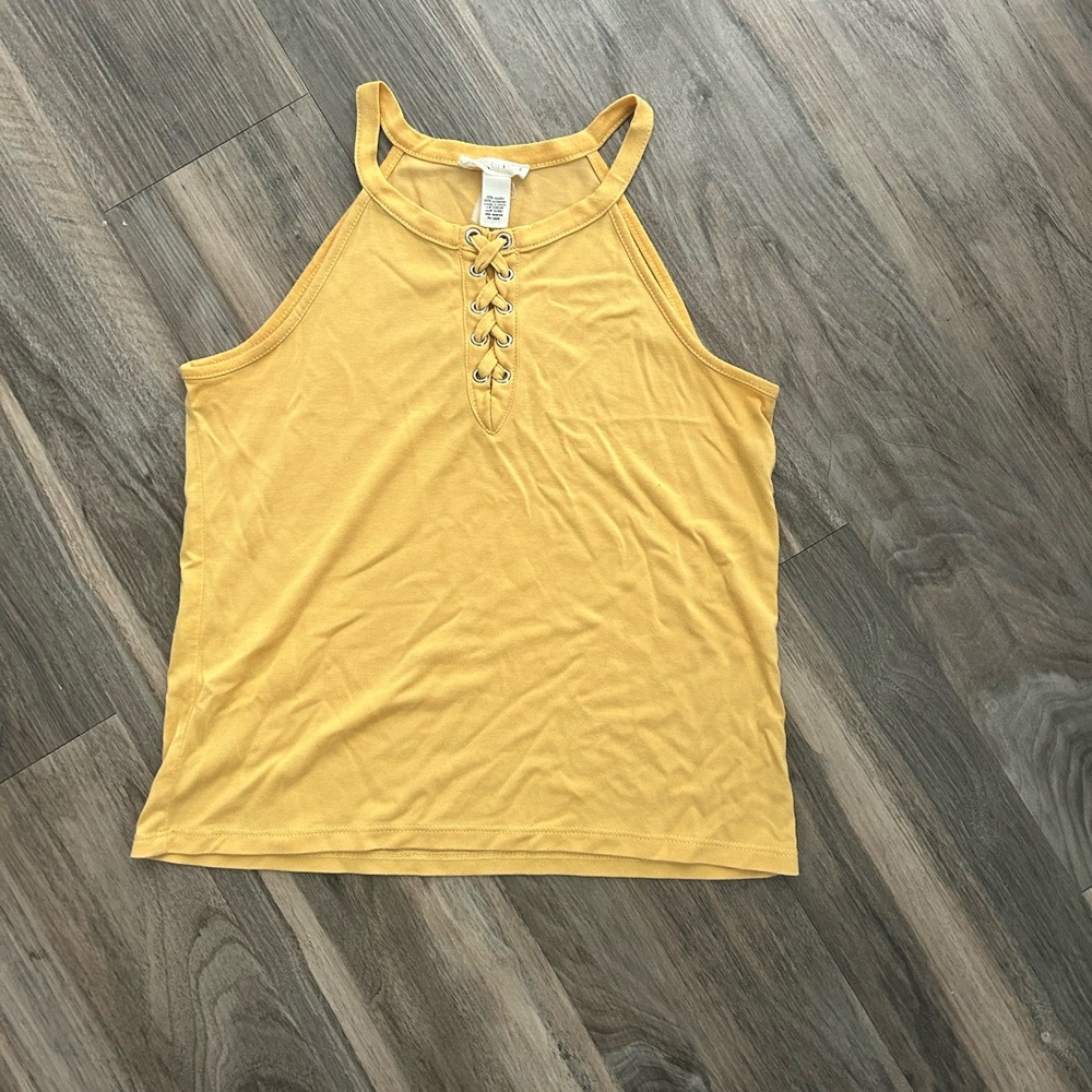 Yellow tank